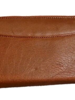 Leather Direct Brown Leather Zip Around Continental Wallet L0174 Original Card